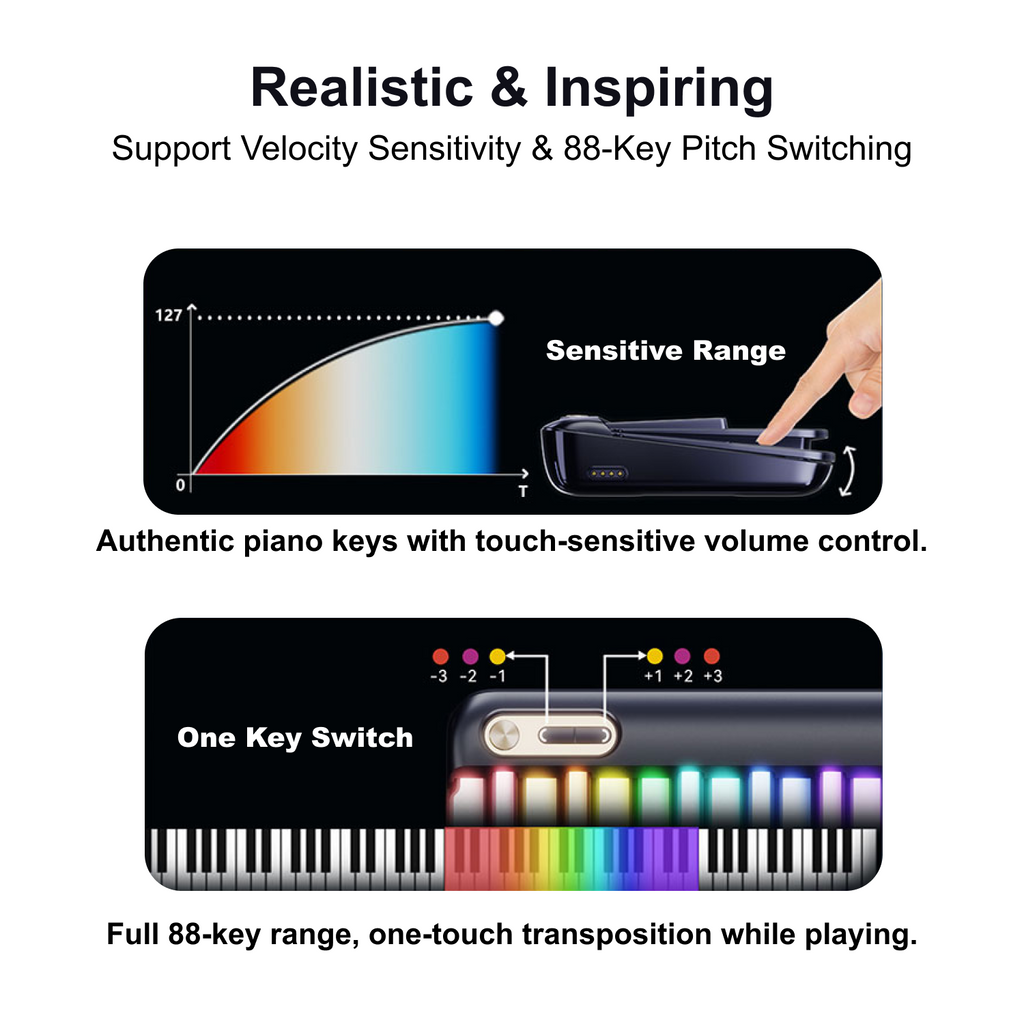 POPUPIANO EXTRAPIANO 24-Key Extra Keyboard