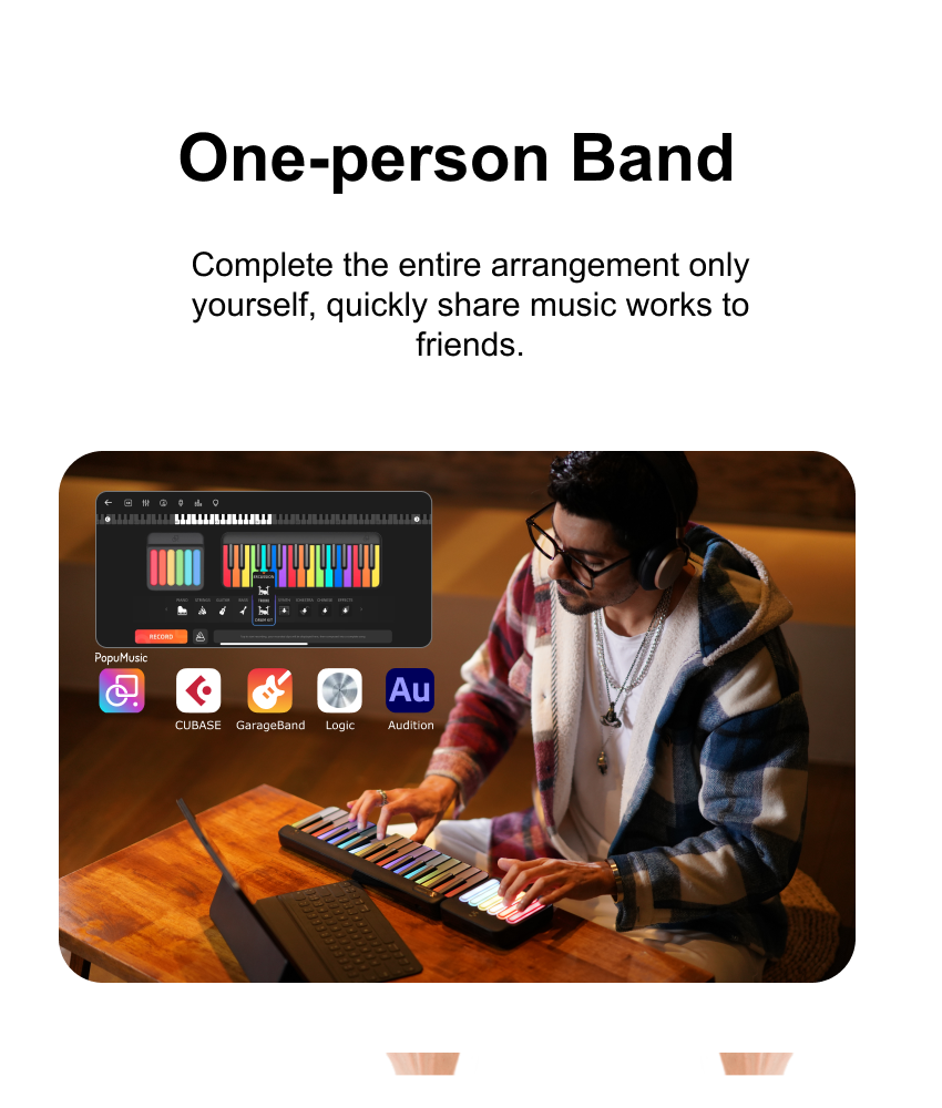 POPUPIANO EXTRAPIANO 24-Key Extra Keyboard