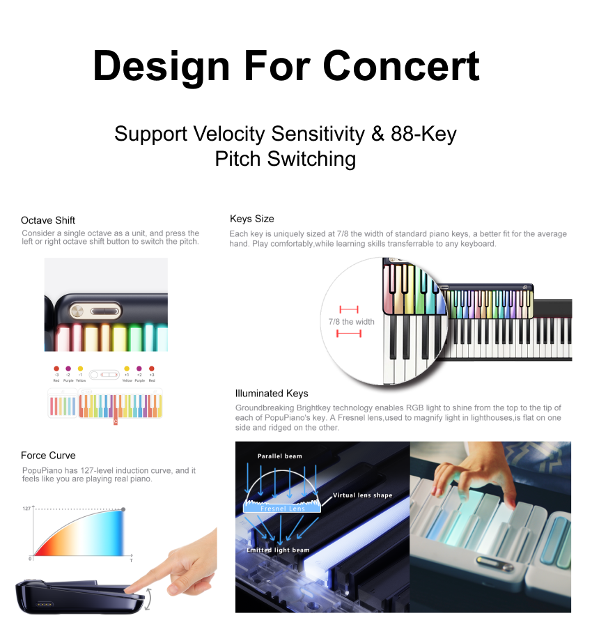POPUPIANO BASIC SET with Bag